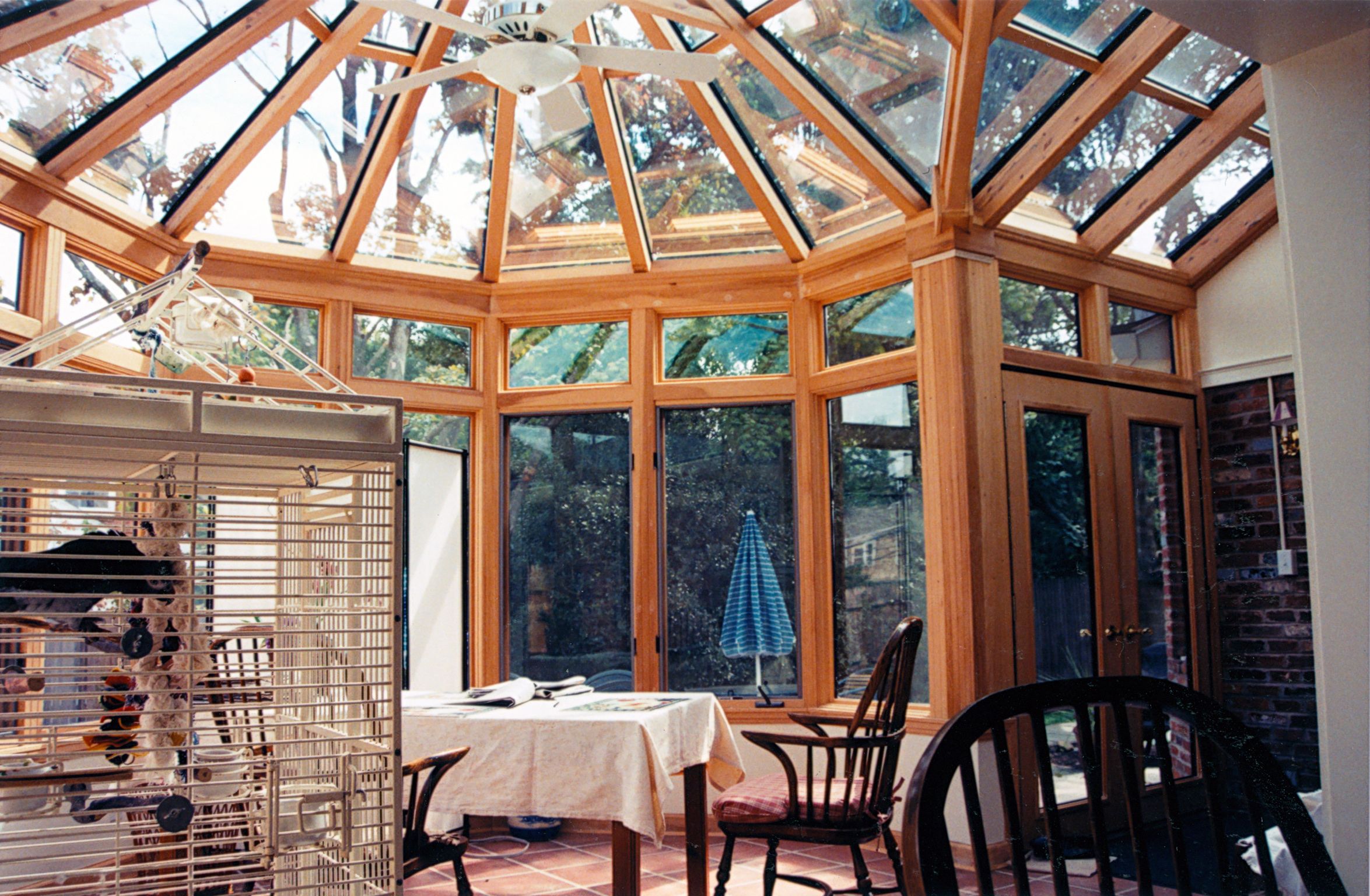 Cathedral sunroom
