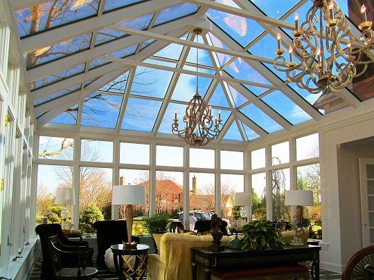 Cathedral sunroom