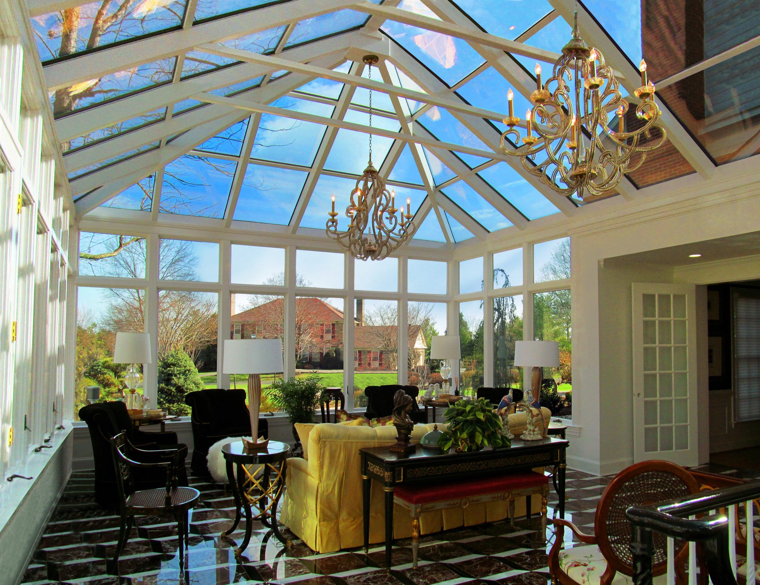 Cathedral sunroom