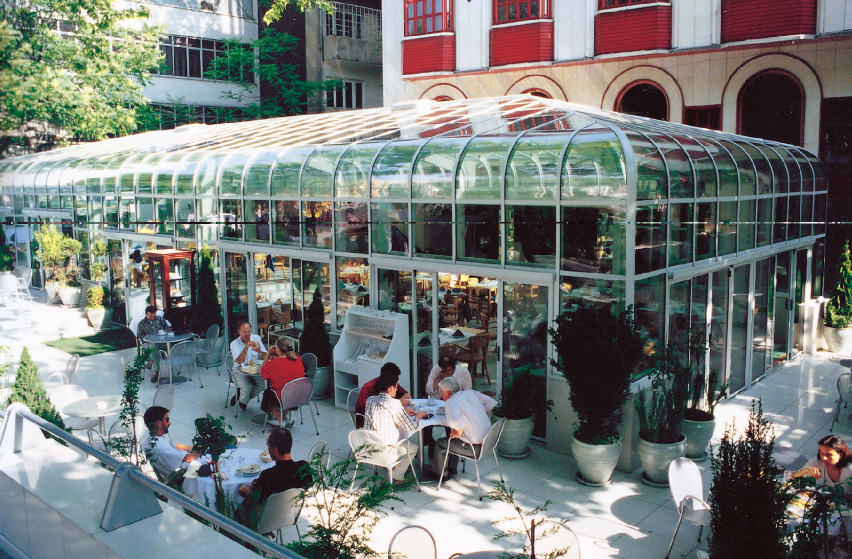 restaurant sunroom