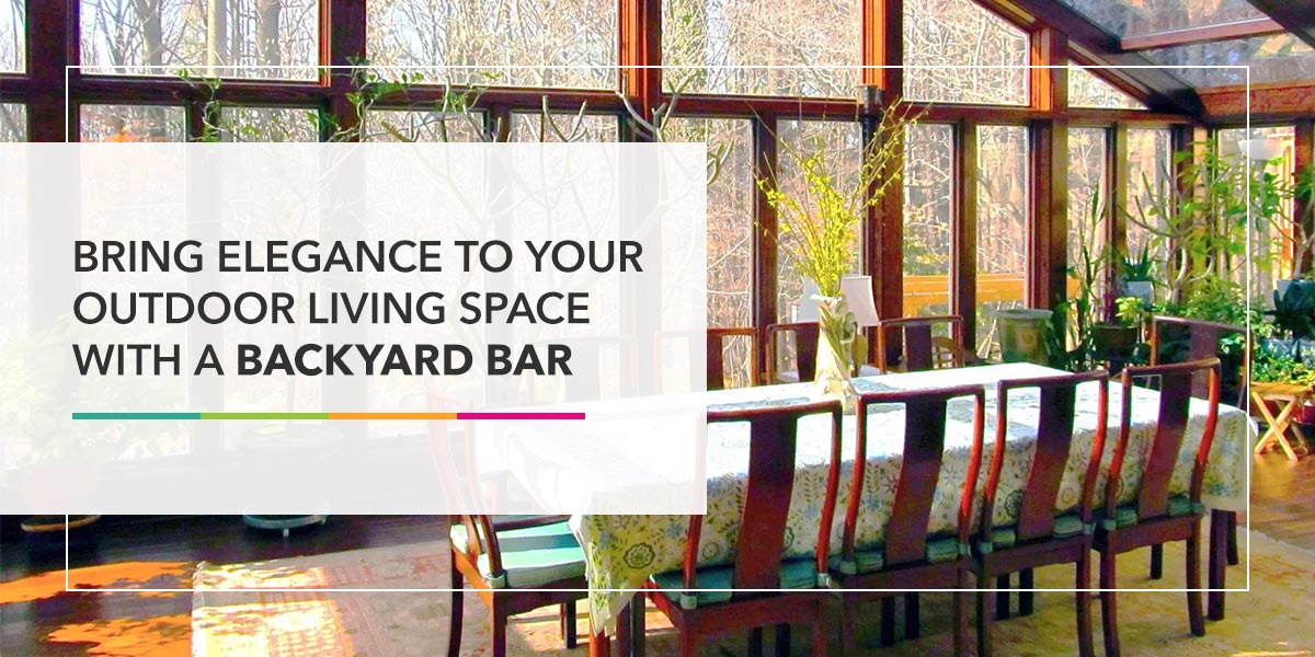 Bring Elegance to Your Outdoor Living Space With a Backyard Bar