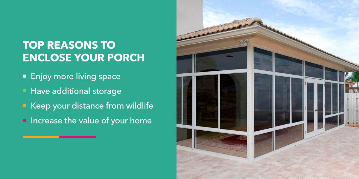 Top Reasons to Enclose Your Porch